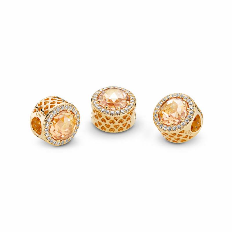 Pandora Shine™ Radiant Hearts Charm Gold Egypt LZ4801573